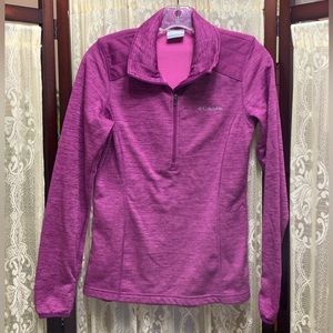 COLUMBIA SPORTSWEAR HALF ZIP WORKOUT JACKET - SZ X-SMALL